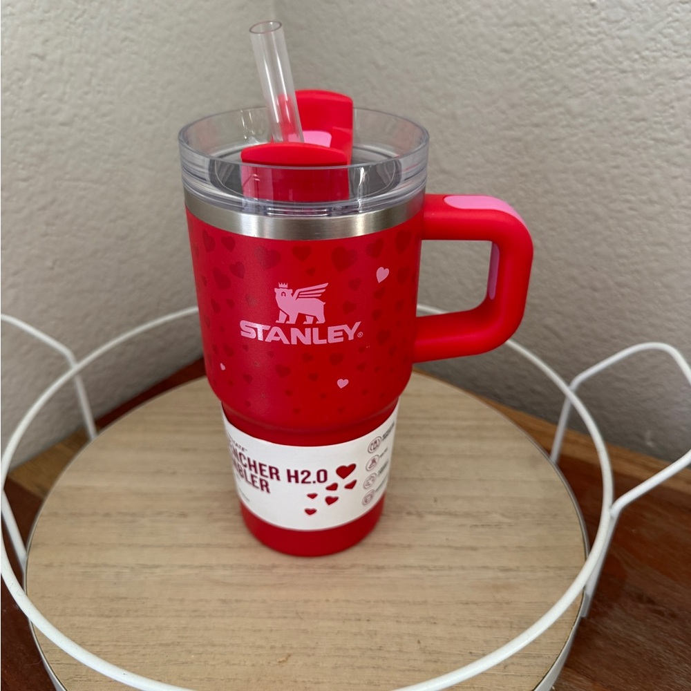 Stanley 20 oz Tumbler. Red heart valentines edition from Target